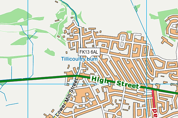 FK13 6AL map - OS VectorMap District (Ordnance Survey) FK13 6AL map - OS VectorMap District (Ordnance Survey)