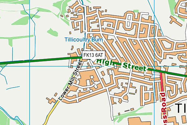 FK13 6AT map - OS VectorMap District (Ordnance Survey) FK13 6AT map - OS VectorMap District (Ordnance Survey)