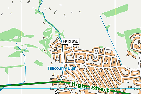FK13 6AU map - OS VectorMap District (Ordnance Survey) FK13 6AU map - OS VectorMap District (Ordnance Survey)