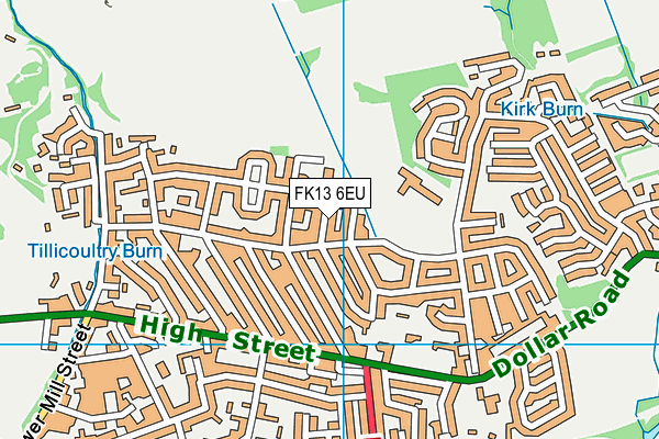 FK13 6EU map - OS VectorMap District (Ordnance Survey) FK13 6EU map - OS VectorMap District (Ordnance Survey)