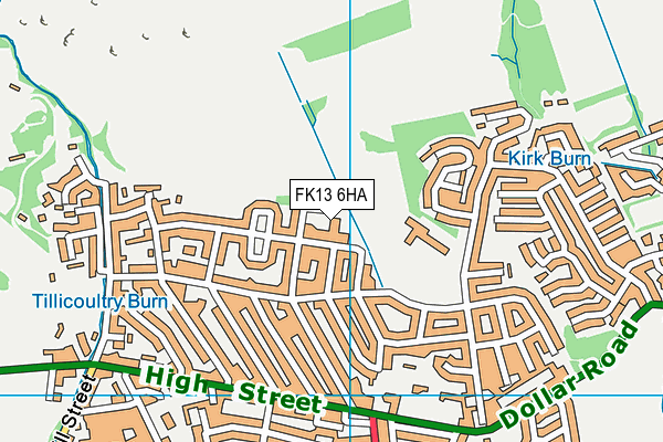 FK13 6HA map - OS VectorMap District (Ordnance Survey) FK13 6HA map - OS VectorMap District (Ordnance Survey)