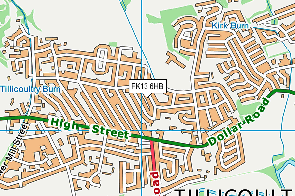 FK13 6HB map - OS VectorMap District (Ordnance Survey) FK13 6HB map - OS VectorMap District (Ordnance Survey)