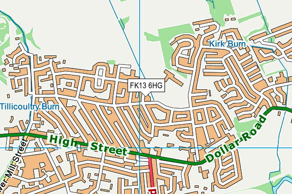 FK13 6HG map - OS VectorMap District (Ordnance Survey) FK13 6HG map - OS VectorMap District (Ordnance Survey)