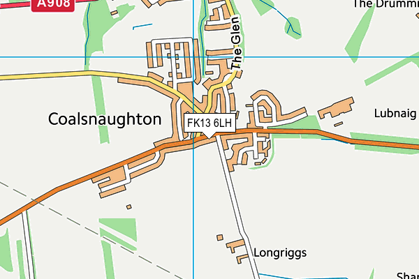 FK13 6LH map - OS VectorMap District (Ordnance Survey) FK13 6LH map - OS VectorMap District (Ordnance Survey)
