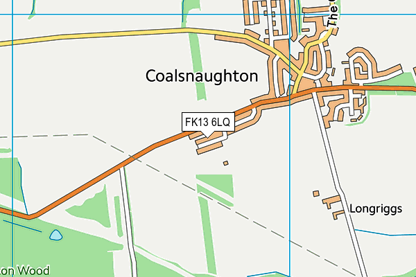FK13 6LQ map - OS VectorMap District (Ordnance Survey) FK13 6LQ map - OS VectorMap District (Ordnance Survey)