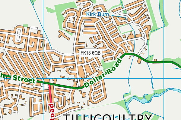 FK13 6QB map - OS VectorMap District (Ordnance Survey) FK13 6QB map - OS VectorMap District (Ordnance Survey)