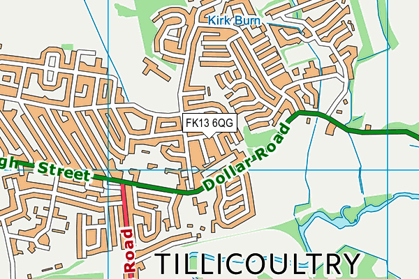 FK13 6QG map - OS VectorMap District (Ordnance Survey) FK13 6QG map - OS VectorMap District (Ordnance Survey)