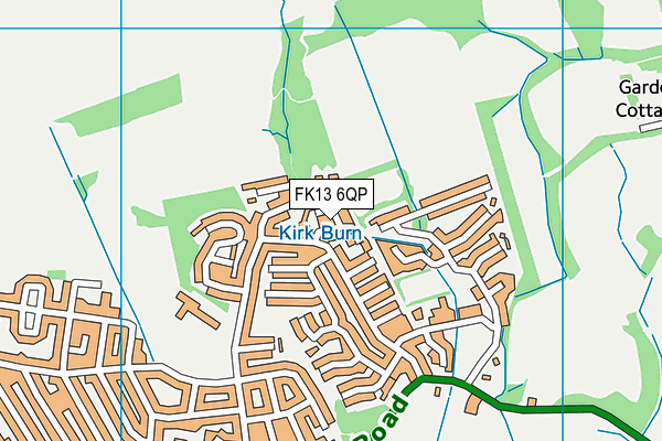 FK13 6QP map - OS VectorMap District (Ordnance Survey) FK13 6QP map - OS VectorMap District (Ordnance Survey)