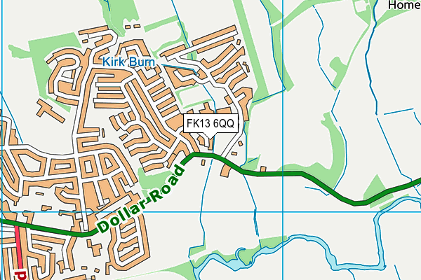 FK13 6QQ map - OS VectorMap District (Ordnance Survey)