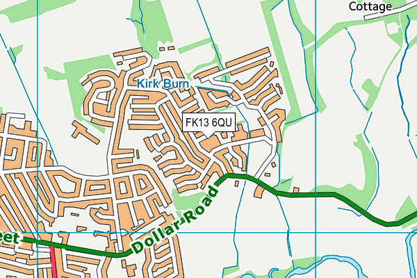 FK13 6QU map - OS VectorMap District (Ordnance Survey) FK13 6QU map - OS VectorMap District (Ordnance Survey)