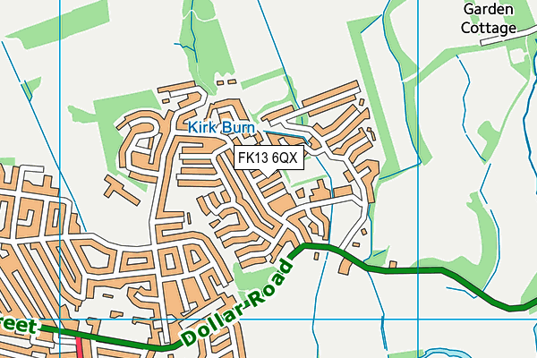 FK13 6QX map - OS VectorMap District (Ordnance Survey) FK13 6QX map - OS VectorMap District (Ordnance Survey)