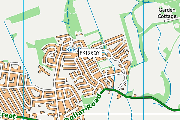 FK13 6QY map - OS VectorMap District (Ordnance Survey) FK13 6QY map - OS VectorMap District (Ordnance Survey)