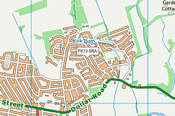 FK13 6RA map - OS VectorMap District (Ordnance Survey) FK13 6RA map - OS VectorMap District (Ordnance Survey)