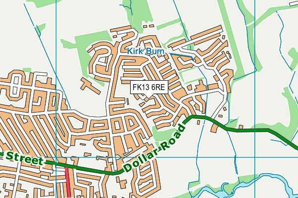 FK13 6RE map - OS VectorMap District (Ordnance Survey) FK13 6RE map - OS VectorMap District (Ordnance Survey)