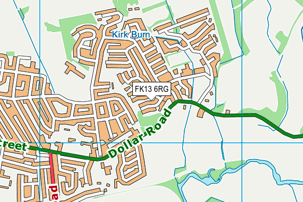 FK13 6RG map - OS VectorMap District (Ordnance Survey) FK13 6RG map - OS VectorMap District (Ordnance Survey)