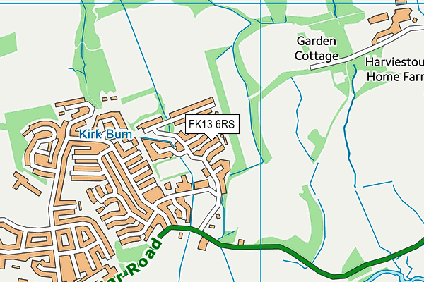 FK13 6RS map - OS VectorMap District (Ordnance Survey) FK13 6RS map - OS VectorMap District (Ordnance Survey)