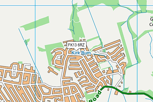 FK13 6RZ map - OS VectorMap District (Ordnance Survey) FK13 6RZ map - OS VectorMap District (Ordnance Survey)