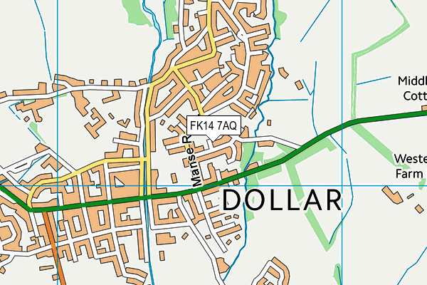 FK14 7AQ map - OS VectorMap District (Ordnance Survey) FK14 7AQ map - OS VectorMap District (Ordnance Survey)
