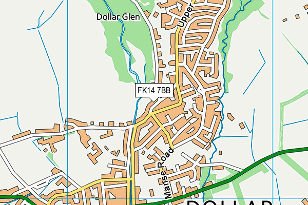 FK14 7BB map - OS VectorMap District (Ordnance Survey) FK14 7BB map - OS VectorMap District (Ordnance Survey)