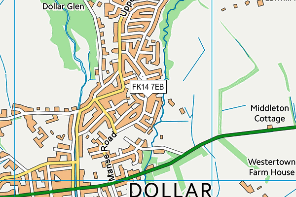 FK14 7EB map - OS VectorMap District (Ordnance Survey) FK14 7EB map - OS VectorMap District (Ordnance Survey)