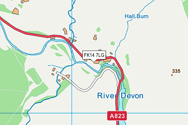 FK14 7LG map - OS VectorMap District (Ordnance Survey) FK14 7LG map - OS VectorMap District (Ordnance Survey)