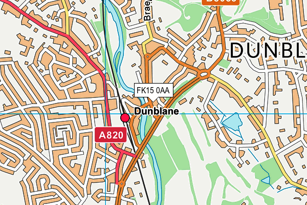 FK15 0AA map - OS VectorMap District (Ordnance Survey) FK15 0AA map - OS VectorMap District (Ordnance Survey)