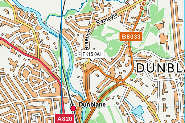 FK15 0AH map - OS VectorMap District (Ordnance Survey) FK15 0AH map - OS VectorMap District (Ordnance Survey)