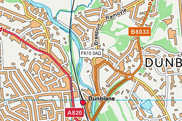 FK15 0AQ map - OS VectorMap District (Ordnance Survey) FK15 0AQ map - OS VectorMap District (Ordnance Survey)