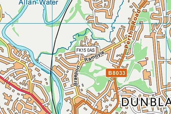 FK15 0AS map - OS VectorMap District (Ordnance Survey) FK15 0AS map - OS VectorMap District (Ordnance Survey)