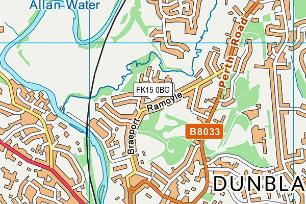 FK15 0BG map - OS VectorMap District (Ordnance Survey) FK15 0BG map - OS VectorMap District (Ordnance Survey)