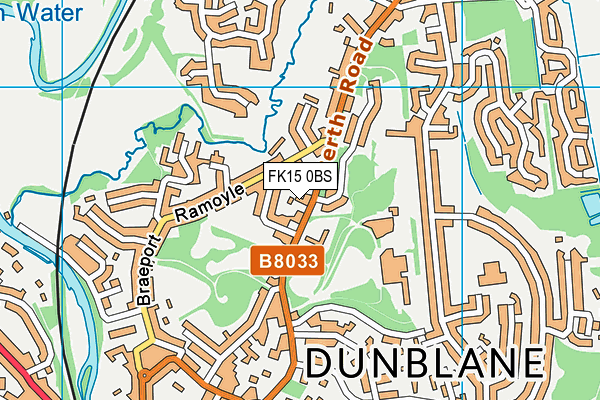 FK15 0BS map - OS VectorMap District (Ordnance Survey) FK15 0BS map - OS VectorMap District (Ordnance Survey)