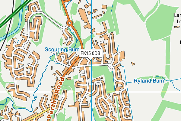 FK15 0DB map - OS VectorMap District (Ordnance Survey) FK15 0DB map - OS VectorMap District (Ordnance Survey)