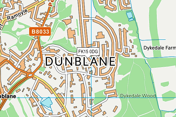 FK15 0DG map - OS VectorMap District (Ordnance Survey) FK15 0DG map - OS VectorMap District (Ordnance Survey)