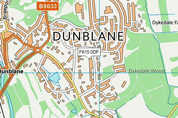 FK15 0DP map - OS VectorMap District (Ordnance Survey) FK15 0DP map - OS VectorMap District (Ordnance Survey)