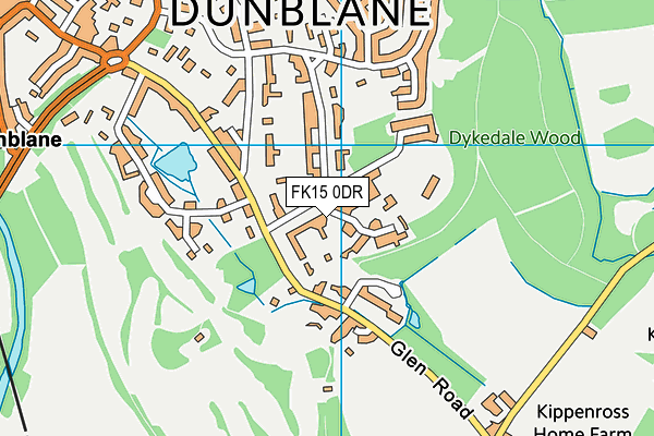 FK15 0DR map - OS VectorMap District (Ordnance Survey) FK15 0DR map - OS VectorMap District (Ordnance Survey)