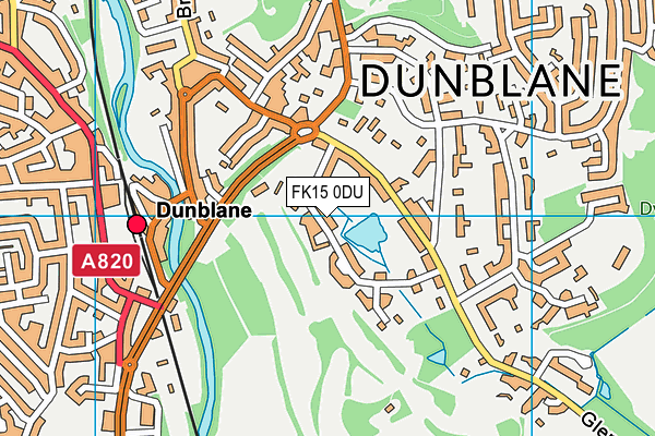 FK15 0DU map - OS VectorMap District (Ordnance Survey) FK15 0DU map - OS VectorMap District (Ordnance Survey)