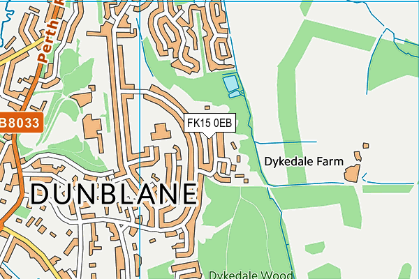 FK15 0EB map - OS VectorMap District (Ordnance Survey) FK15 0EB map - OS VectorMap District (Ordnance Survey)