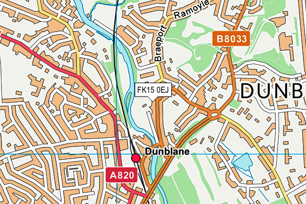 FK15 0EJ map - OS VectorMap District (Ordnance Survey) FK15 0EJ map - OS VectorMap District (Ordnance Survey)
