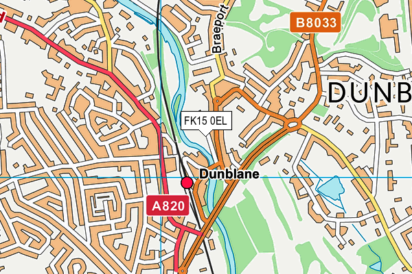 FK15 0EL map - OS VectorMap District (Ordnance Survey) FK15 0EL map - OS VectorMap District (Ordnance Survey)