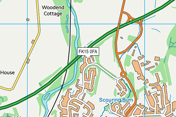 FK15 0FA map - OS VectorMap District (Ordnance Survey) FK15 0FA map - OS VectorMap District (Ordnance Survey)