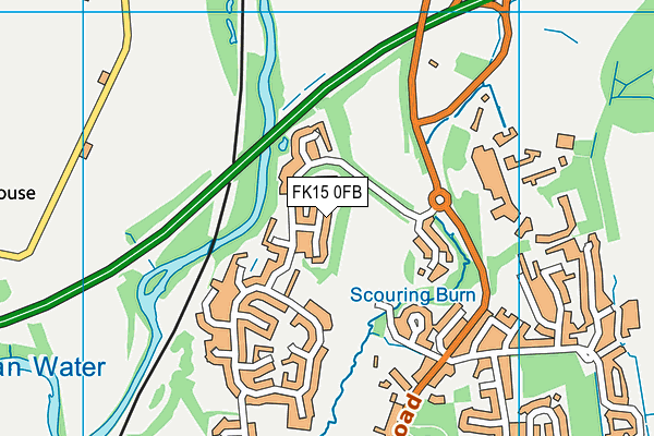 FK15 0FB map - OS VectorMap District (Ordnance Survey) FK15 0FB map - OS VectorMap District (Ordnance Survey)