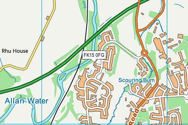 FK15 0FG map - OS VectorMap District (Ordnance Survey) FK15 0FG map - OS VectorMap District (Ordnance Survey)