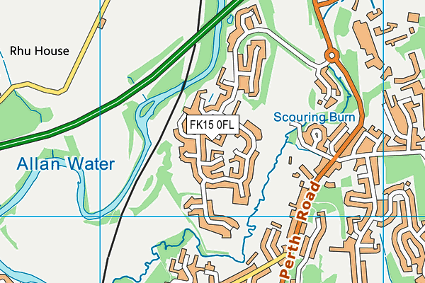 FK15 0FL map - OS VectorMap District (Ordnance Survey) FK15 0FL map - OS VectorMap District (Ordnance Survey)