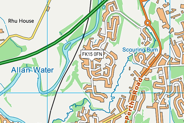 FK15 0FN map - OS VectorMap District (Ordnance Survey) FK15 0FN map - OS VectorMap District (Ordnance Survey)