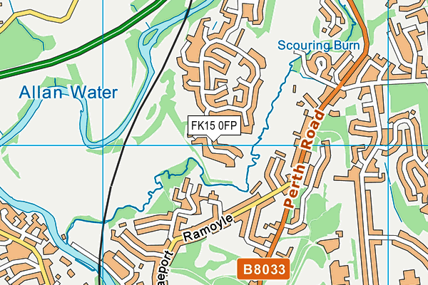 FK15 0FP map - OS VectorMap District (Ordnance Survey) FK15 0FP map - OS VectorMap District (Ordnance Survey)
