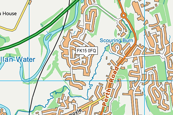 FK15 0FQ map - OS VectorMap District (Ordnance Survey) FK15 0FQ map - OS VectorMap District (Ordnance Survey)