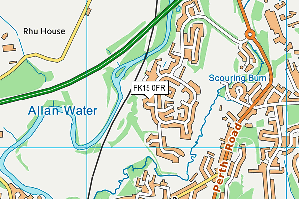 FK15 0FR map - OS VectorMap District (Ordnance Survey) FK15 0FR map - OS VectorMap District (Ordnance Survey)