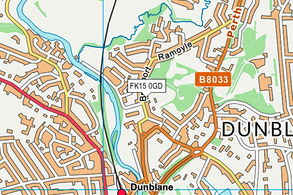 FK15 0GD map - OS VectorMap District (Ordnance Survey) FK15 0GD map - OS VectorMap District (Ordnance Survey)