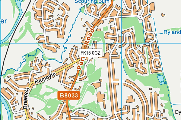 FK15 0GZ map - OS VectorMap District (Ordnance Survey) FK15 0GZ map - OS VectorMap District (Ordnance Survey)