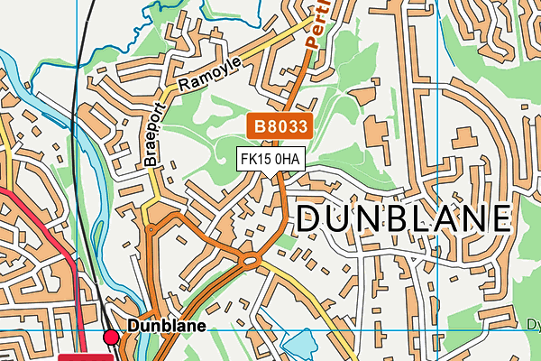 FK15 0HA map - OS VectorMap District (Ordnance Survey) FK15 0HA map - OS VectorMap District (Ordnance Survey)